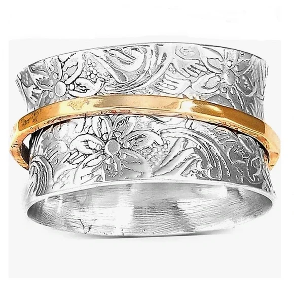 Sterling Fidget Ring - Picture 2 of 5